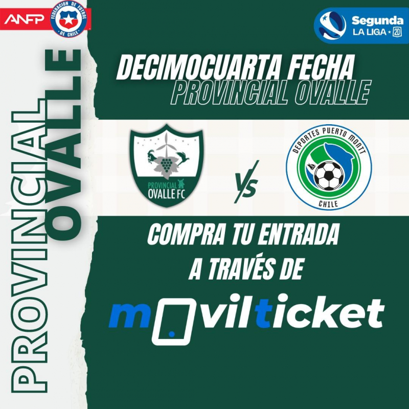 Provincial Ovalle VS Deportes Puerto Montt